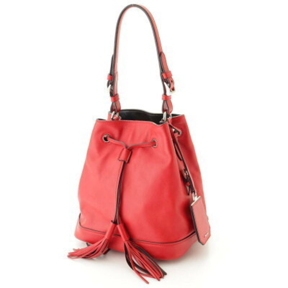 Prada Drawstring One Shoulder Bag Red - image 2